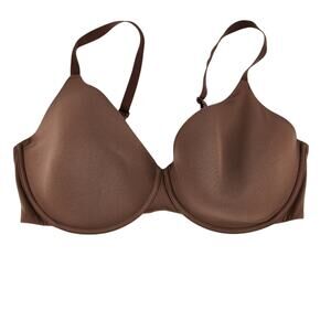Skims Brown Full Coverage Underwire Bra Size 40D Smooth Finish Intimates